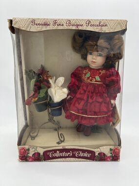 Collectors Choice Hand Painted Fine Bisque Porcelian Limited Edition Doll